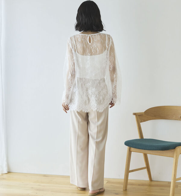 Doux archives「【多機能麻調合繊】センタープレスパンツ」|チノ|