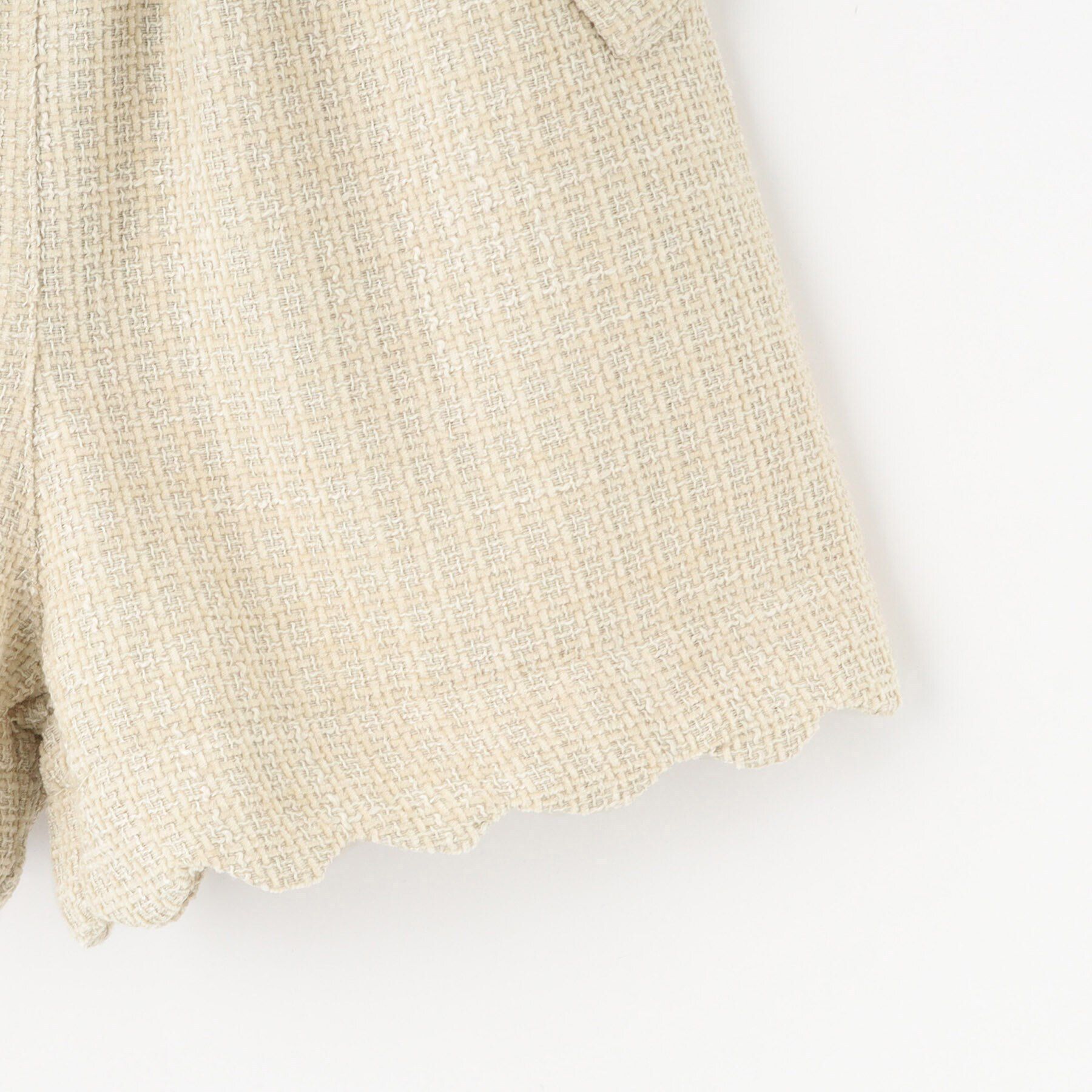 SHOO･LA･RUE「【100-140cm/プチセレ】ツイードショートパンツ」|キュロット|