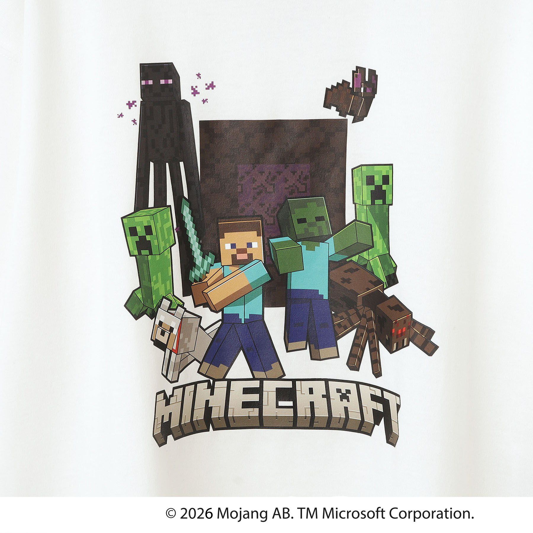 SHOO･LA･RUE「【マインクラフト】アソートプリントロンT」|Tシャツ・カットソー|