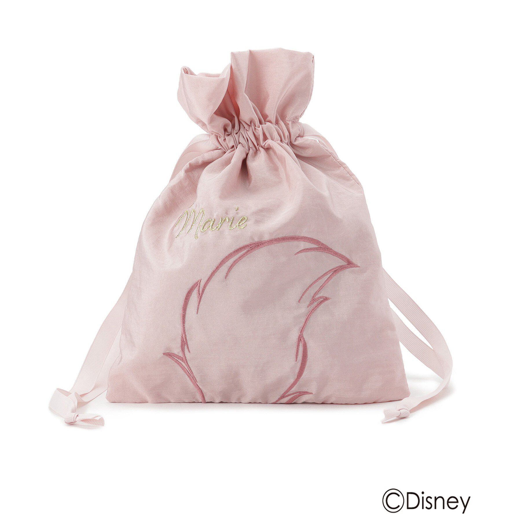 SHOO･LA･RUE「【Disney】キャット刺繍巾着」|ポーチ|