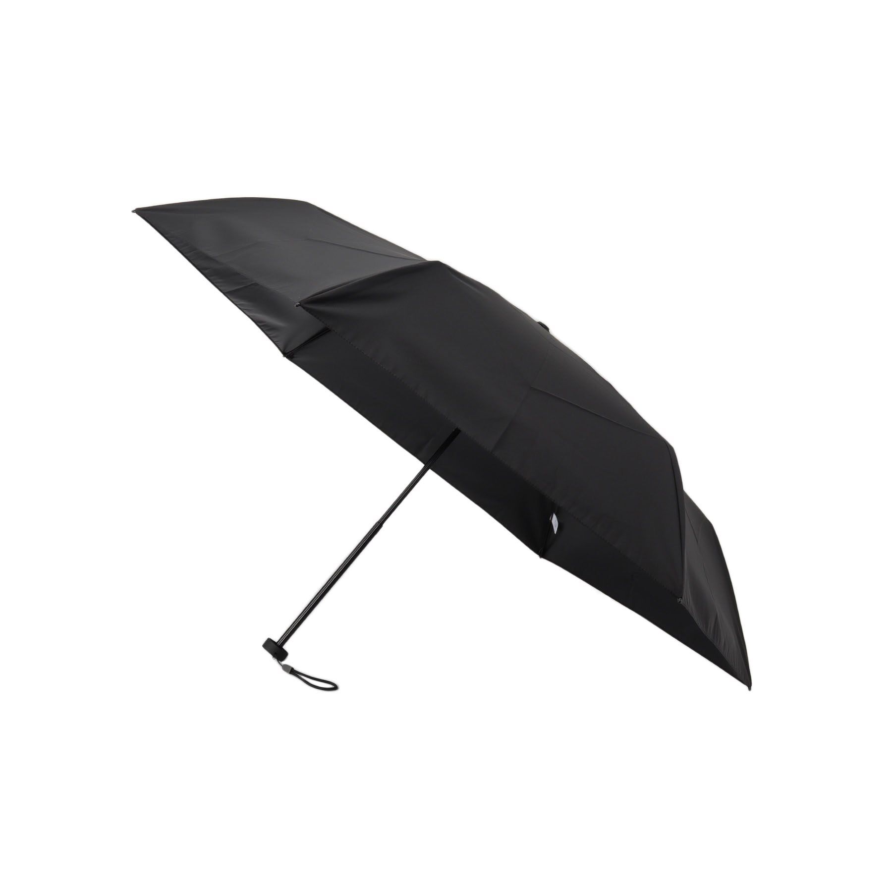 SHOO･LA･RUE「【晴雨兼用】形状記憶生地折りたたみ傘【CURUtto】」|傘|ブラック(019)