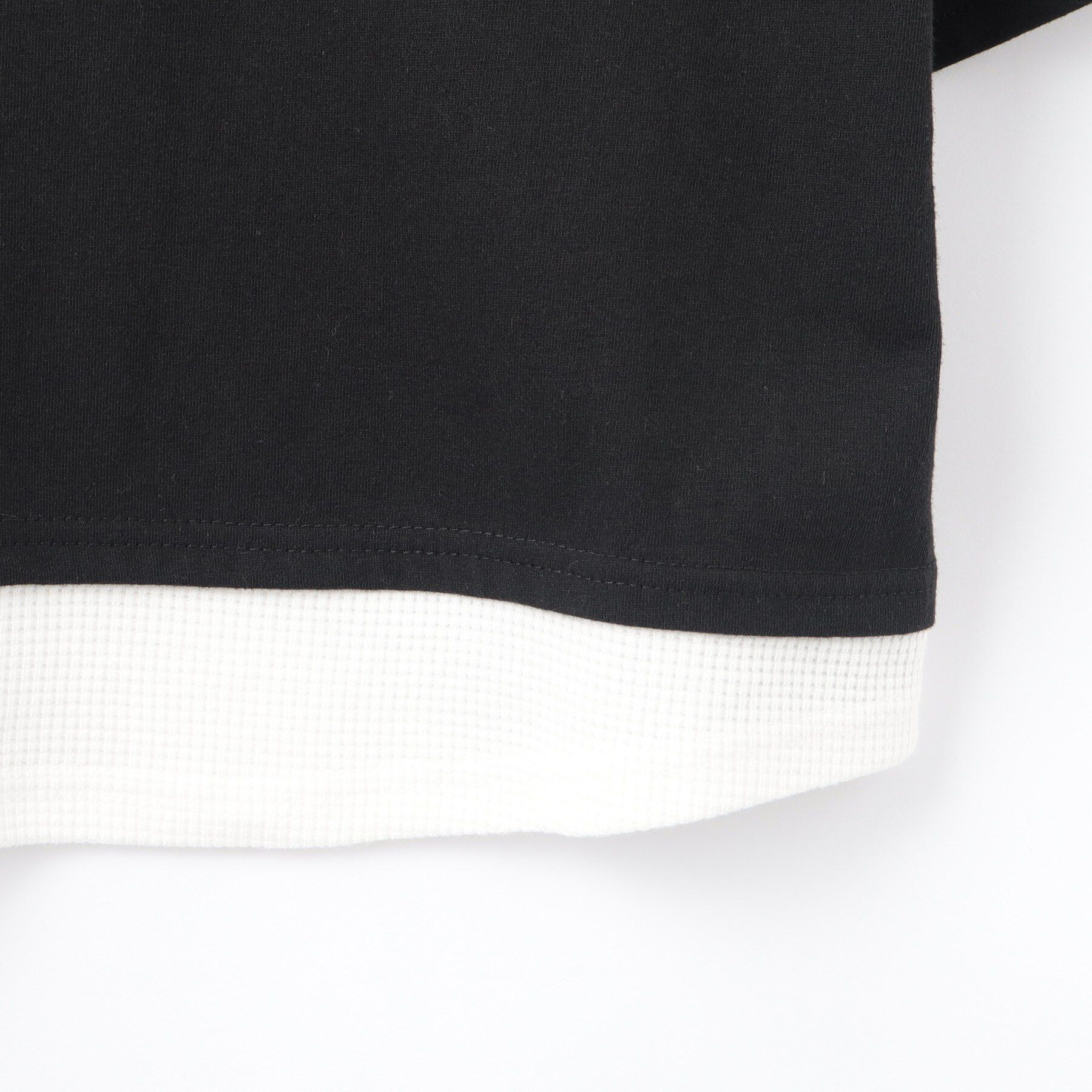 SHOO･LA･RUE「【100-150cm】ドッキングバックフォトTシャツ」|Tシャツ・カットソー|