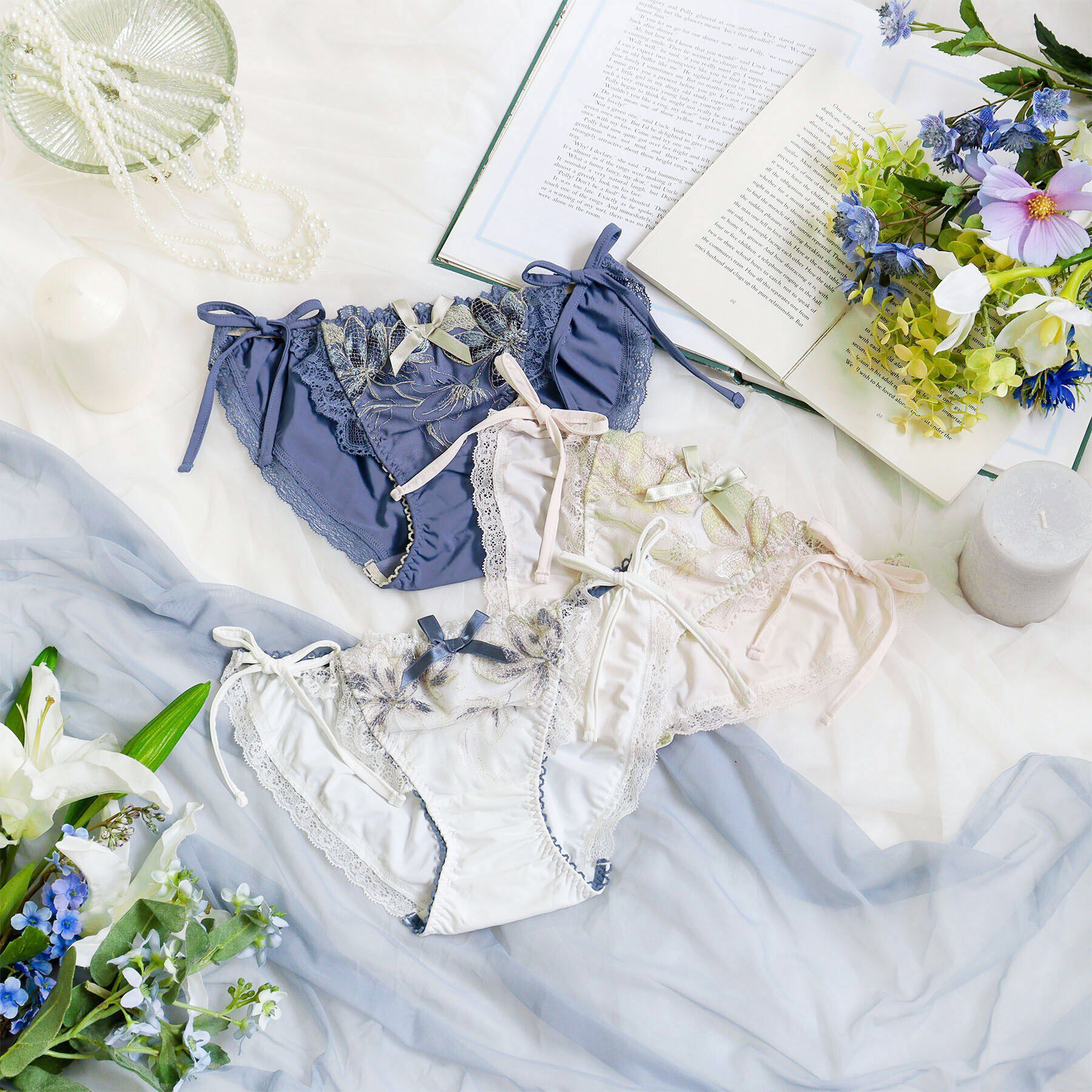 Risa Magli「イレーナ リボンショーツ」|インナー|