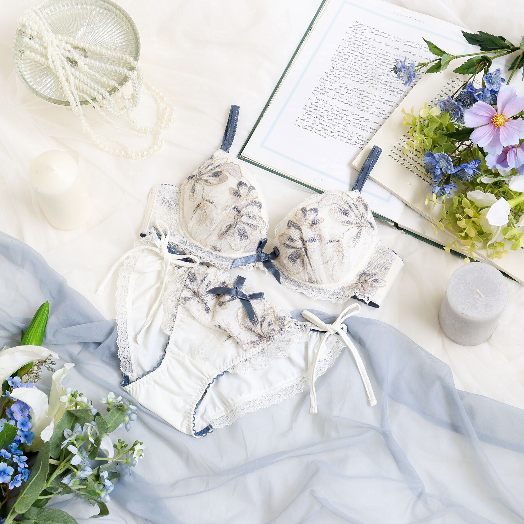 Risa Magli「イレーナ リボンショーツ」|インナー|