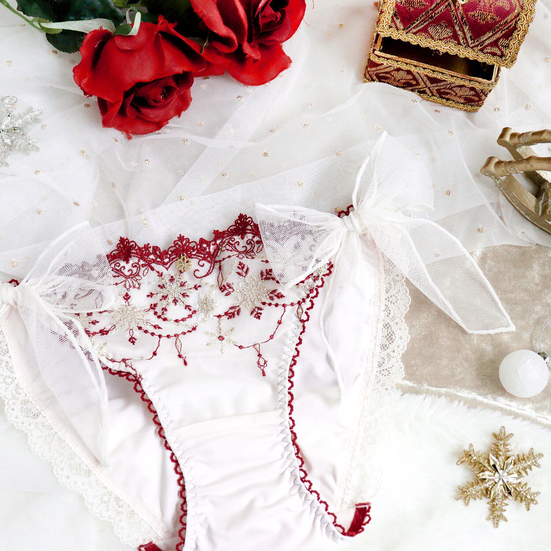 Risa Magli「グレッタ リボンショーツ」|インナー|