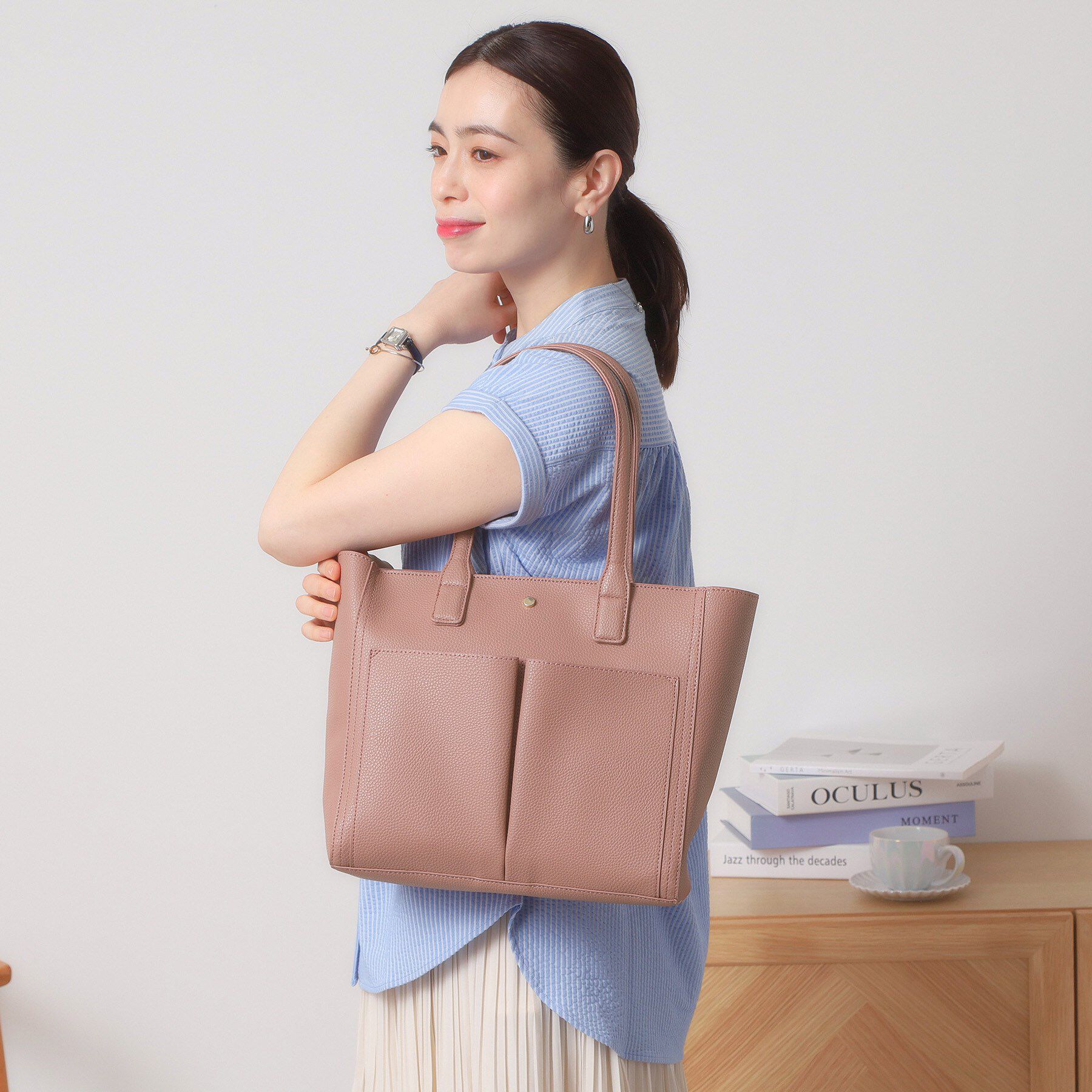 ITS&rsquo;DEMO「バッグイン付A4トート」|トートバッグ|