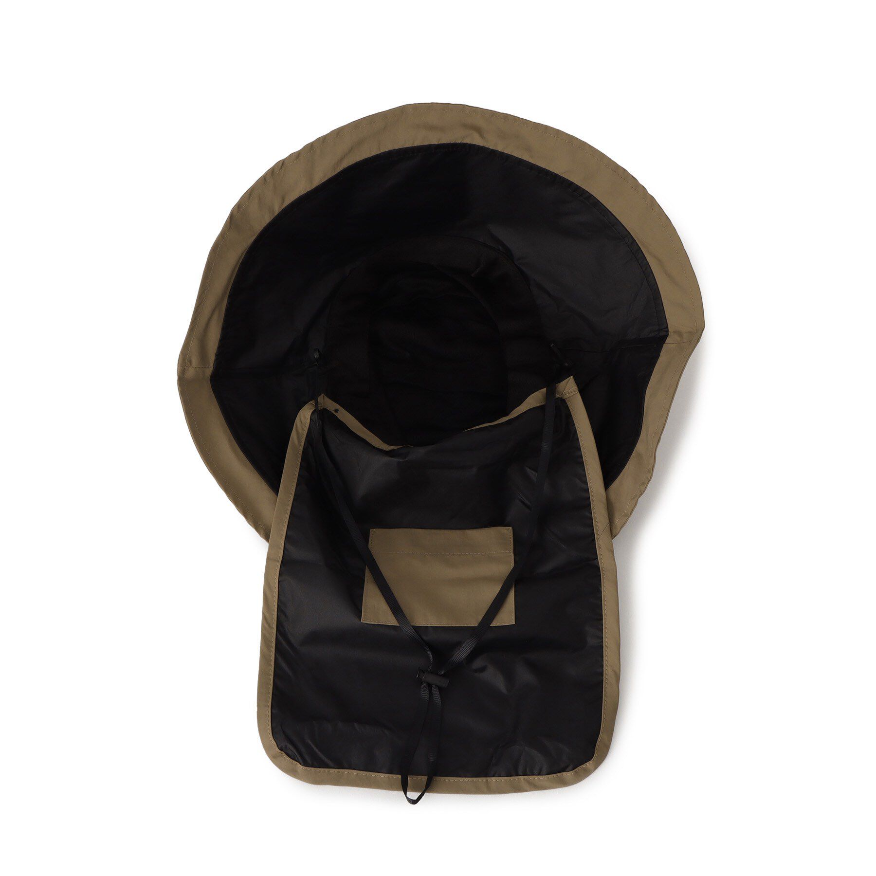 ITS&rsquo;DEMO「【撥水／冷感】タレ付きUVツバ広ハット」|ハット|