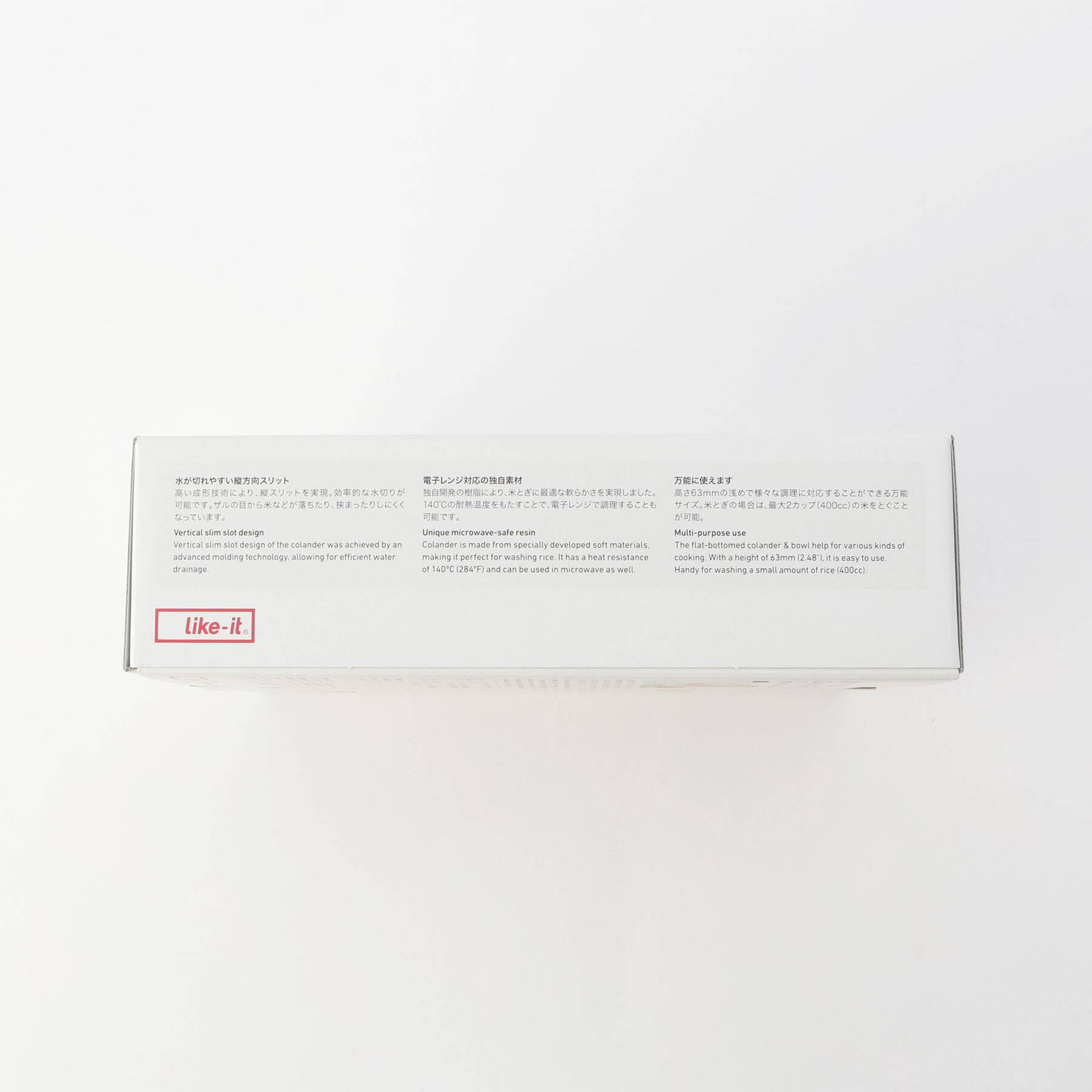 212 KITCHEN STORE「米とぎにも使えるザルとボール浅 GY ＜like-it ライクイット＞」|食器・キッチングッズ|