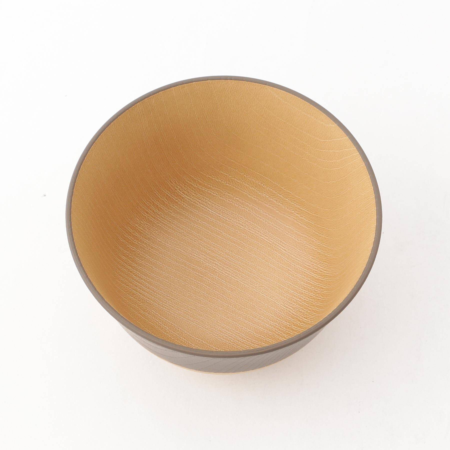 212 KITCHEN STORE「やさしい彩 抗菌羽反汁椀 クルミ色」|食器・キッチングッズ|