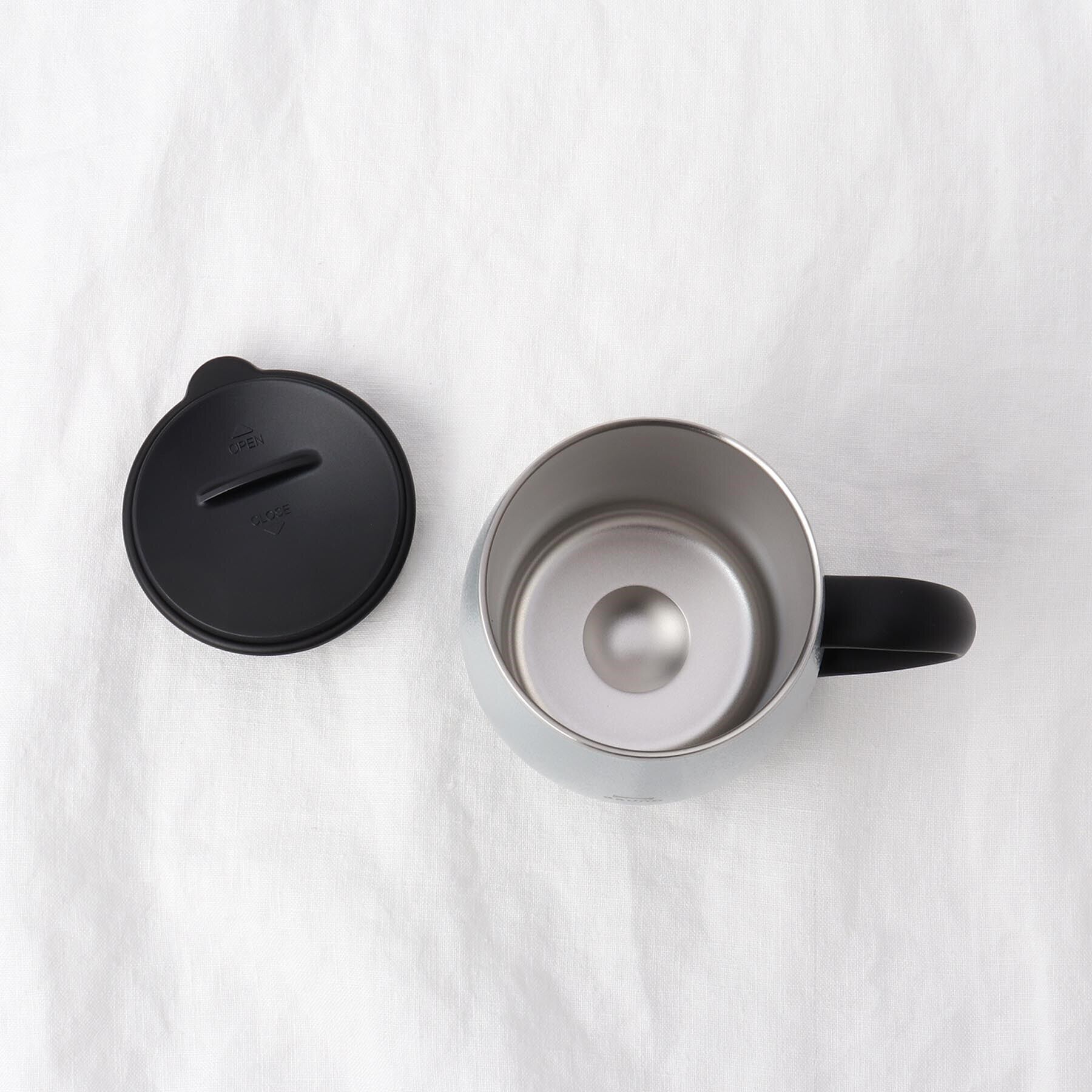 212 KITCHEN STORE「蓋つきステンレスマグ tallBGY ＜BRUNO ブルーノ＞」|グラス・マグカップ|