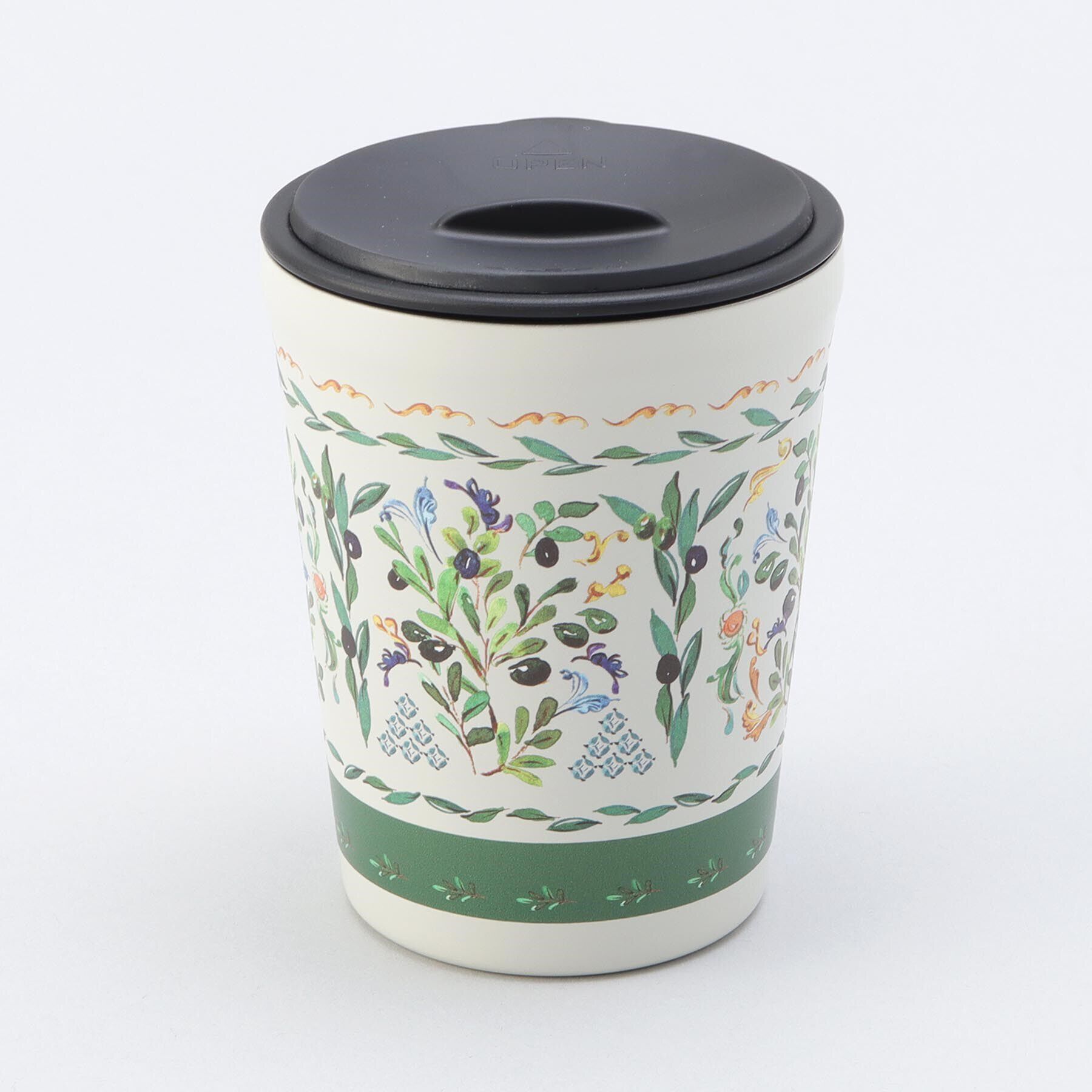 212 KITCHEN STORE「蓋付きタンブラー オリーブ」|グラス・マグカップ|