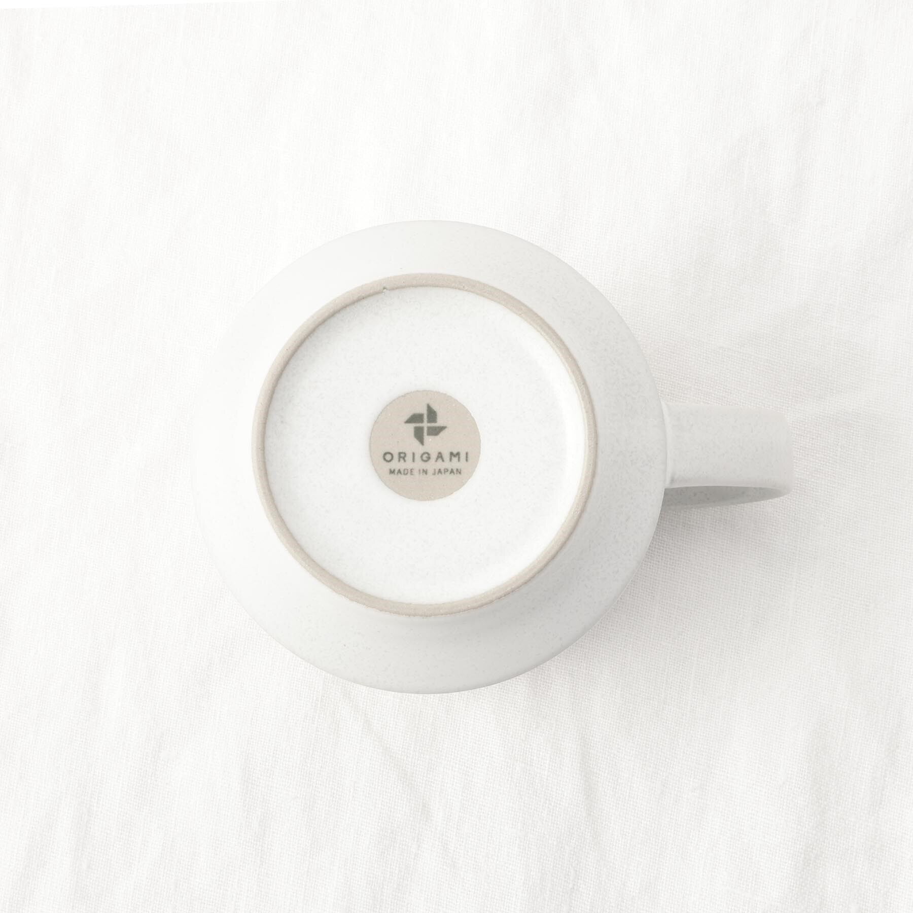 212 KITCHEN STORE「ORIGAMI フレア マグカップビンテージホワイトアッシュ」|グラス・マグカップ|