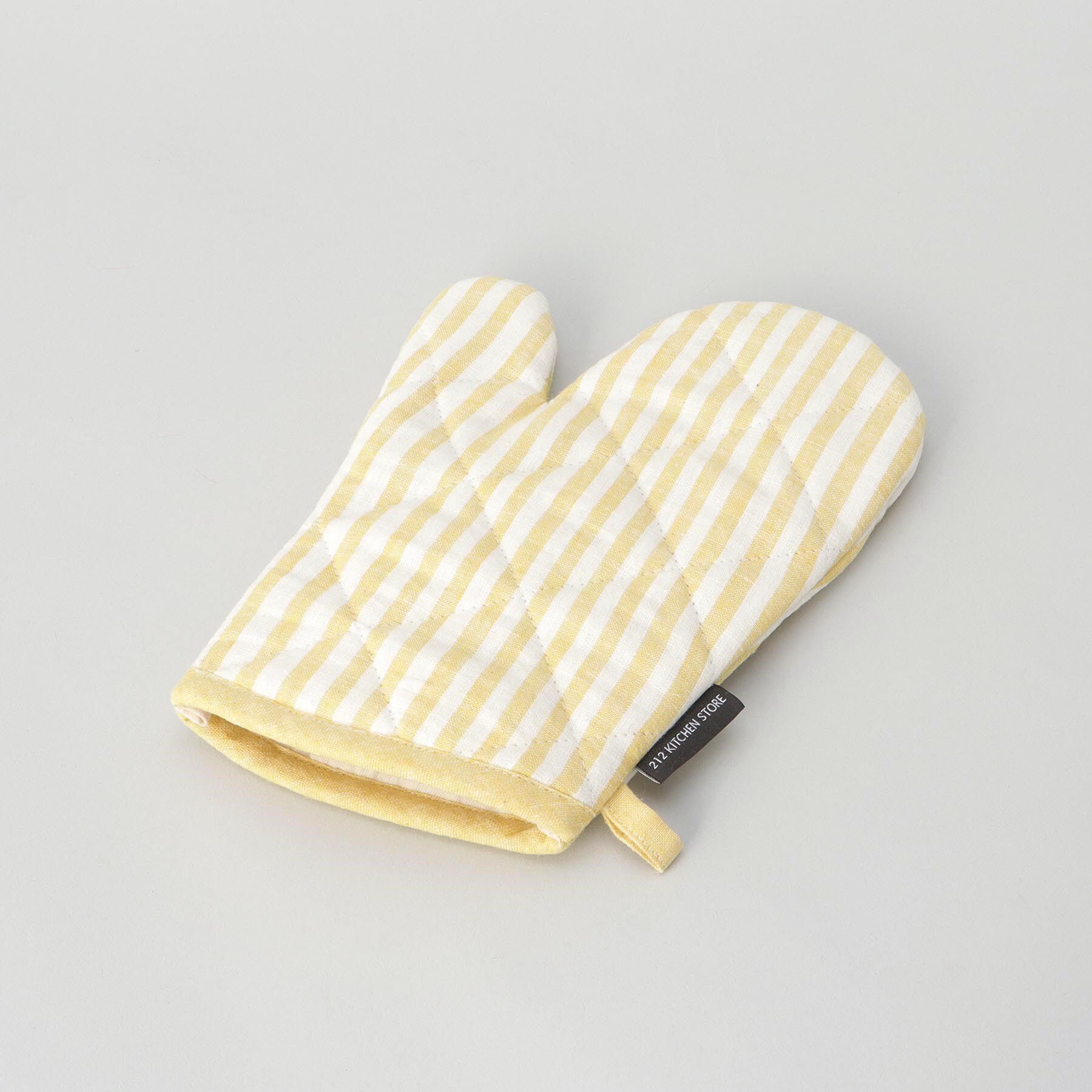 212 KITCHEN STORE「ブロックストライプ リネンコットン ミトン LM ＜212Kオリジナル ＞」|食器・キッチングッズ|