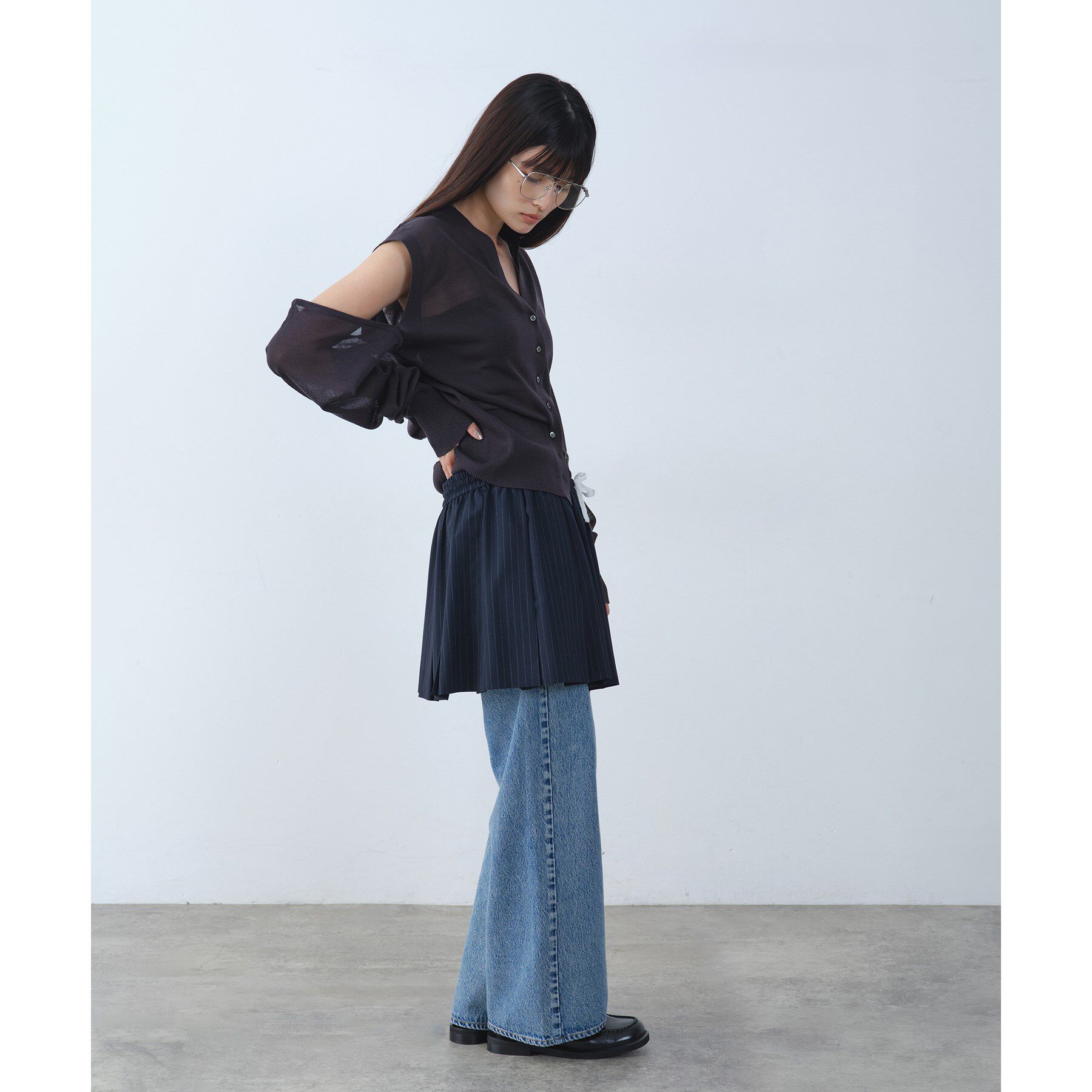 CODE A「tailored mood mini skirt」|スカート|