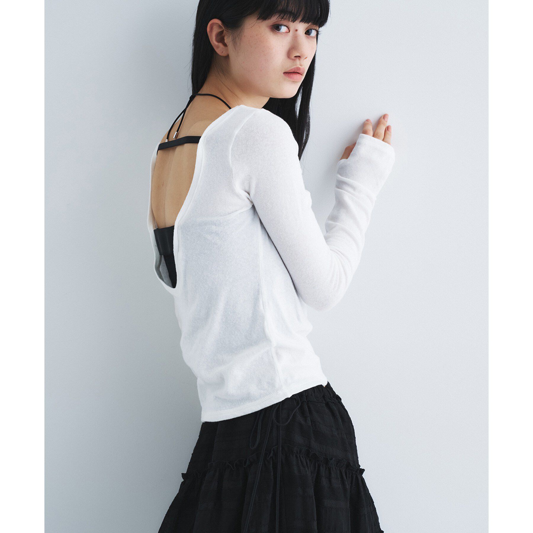 CODE A「backline elastic pullover」|Tシャツ・カットソー|