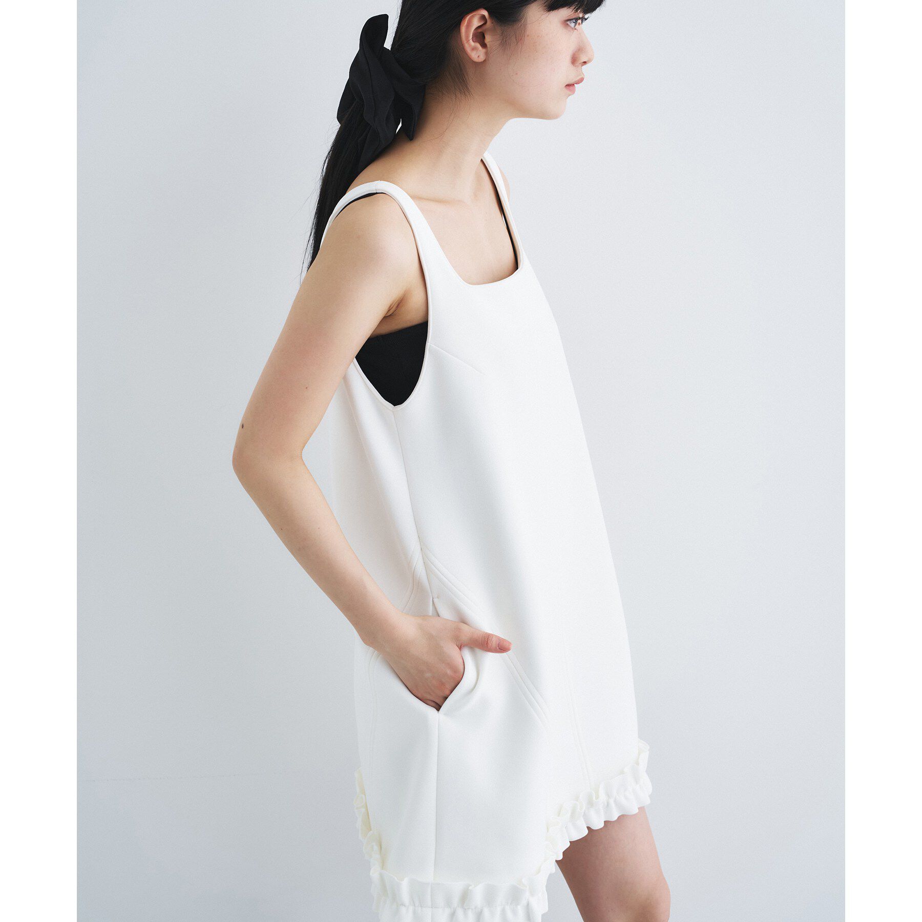 CODE A「frill mini dress」|ワンピース|