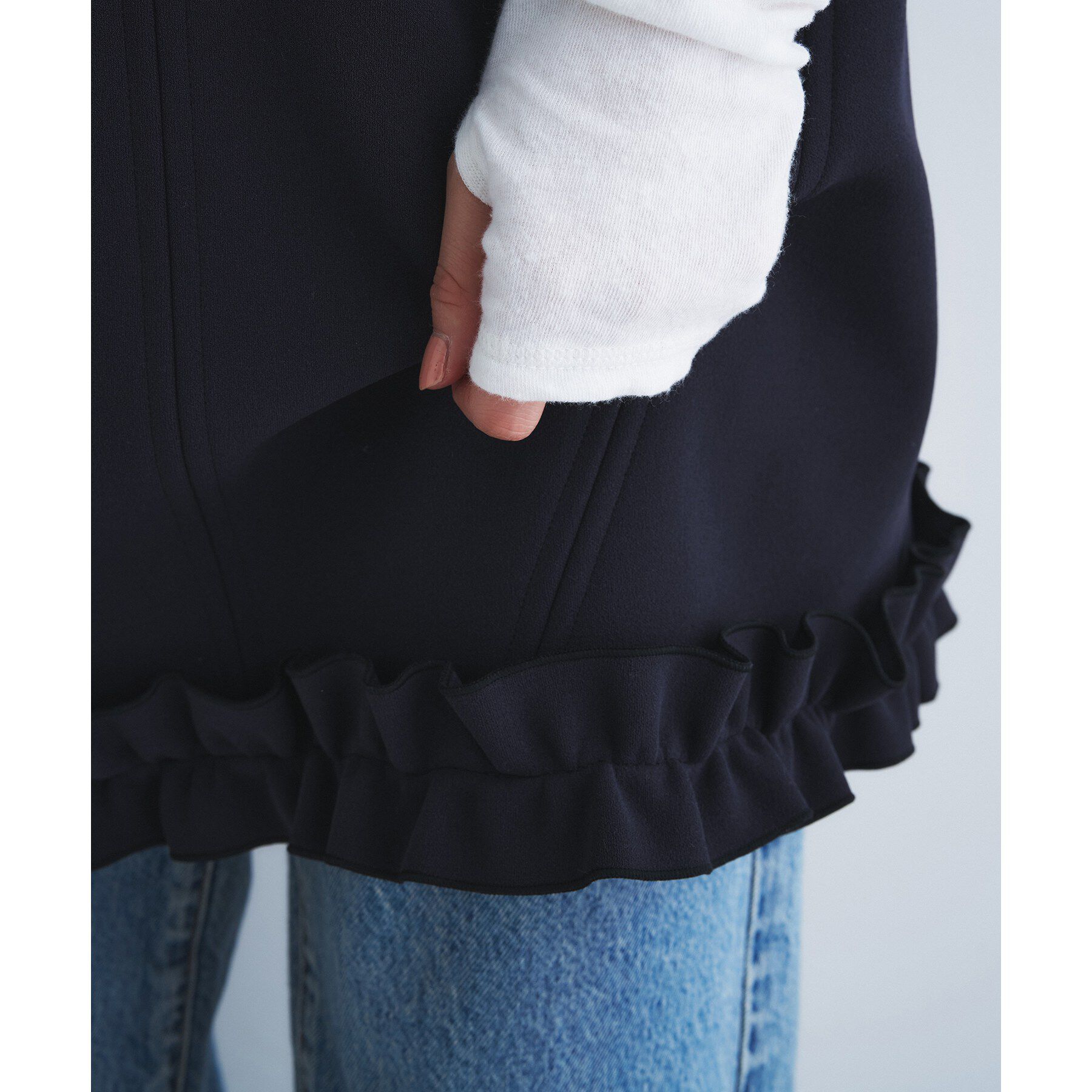 CODE A「frill mini dress」|ワンピース|