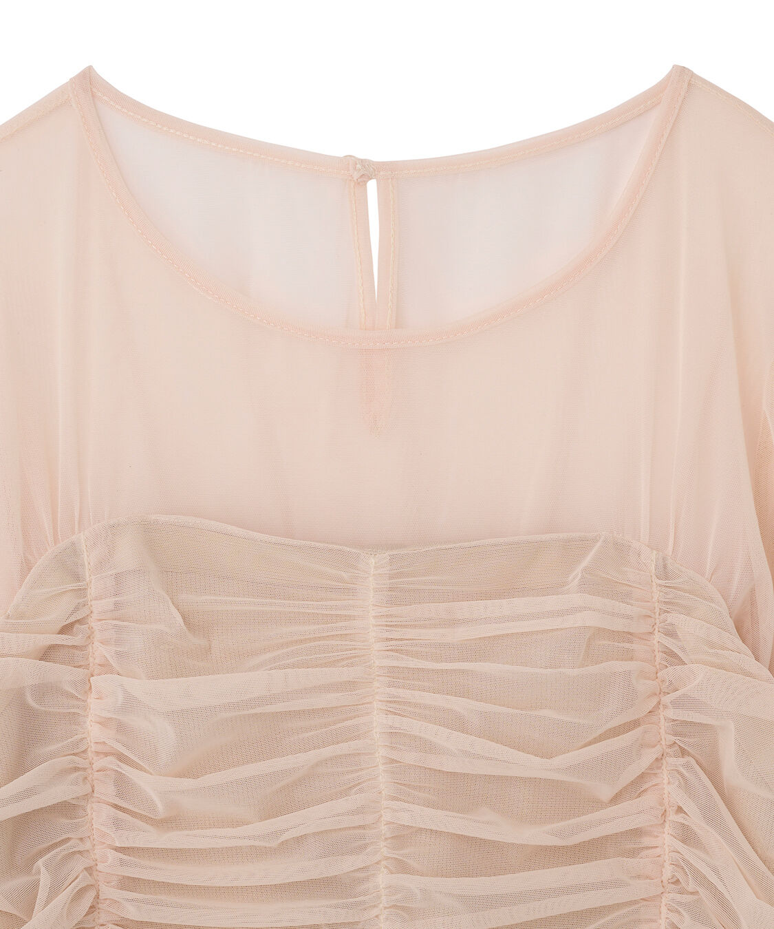 COCO DEAL「ギャザーチュールレイヤードトップス」|シャツ・ブラウス|