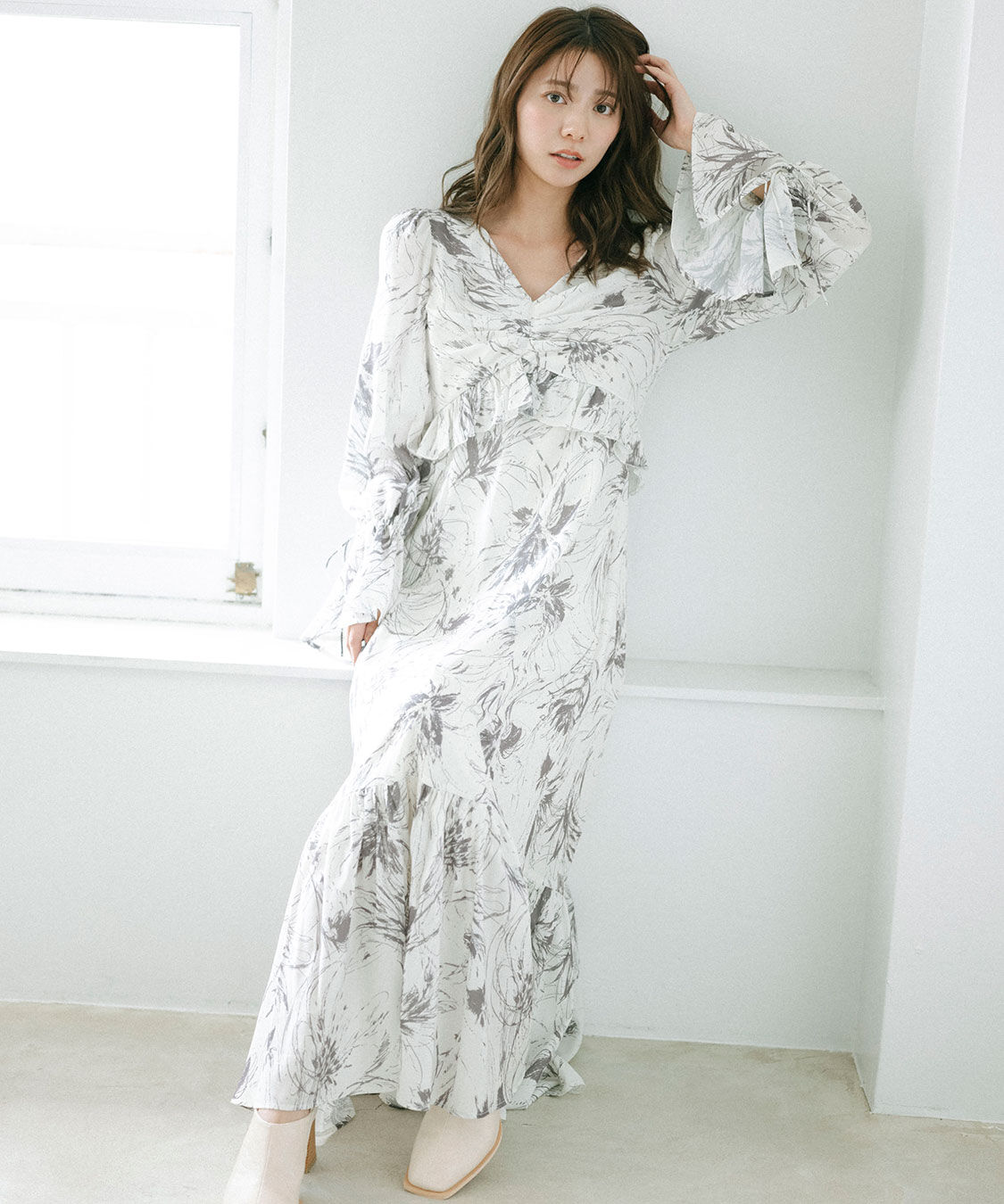 COCO DEAL「フラワープリントワンピース」|ワンピース|