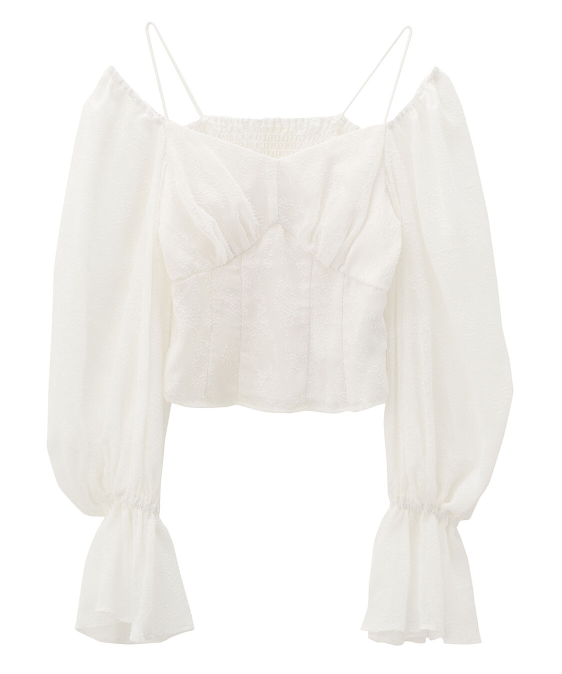 COCO DEAL「ボリュームスリーブコルセットブラウス」|シャツ・ブラウス|