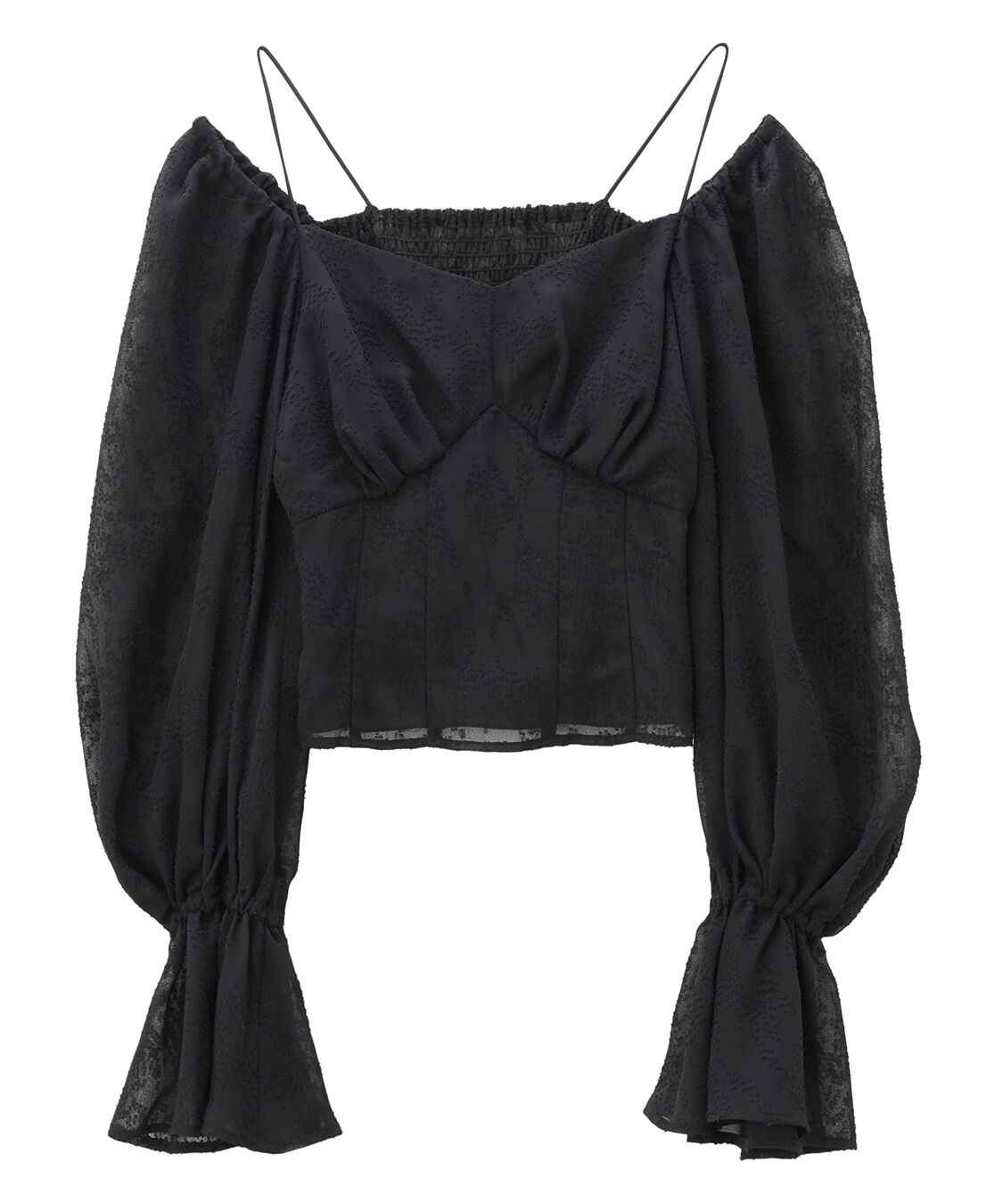 COCO DEAL「ボリュームスリーブコルセットブラウス」|シャツ・ブラウス|