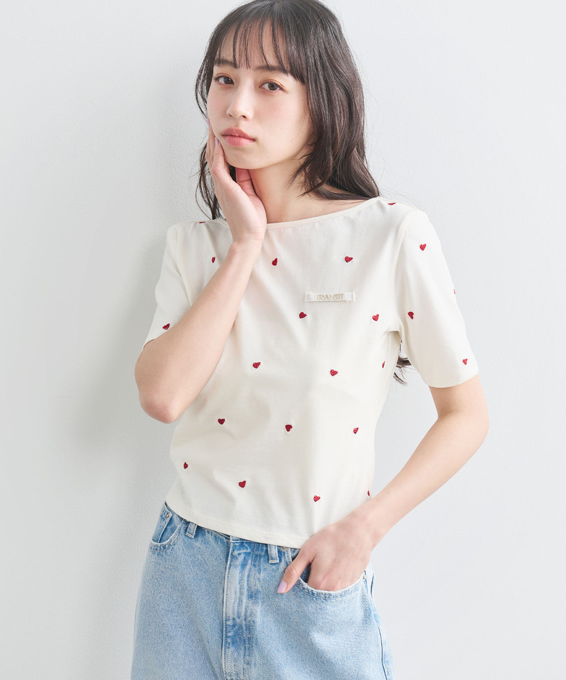 COCO DEAL「エンブロイダリーロゴTシャツ」|Tシャツ・カットソー|