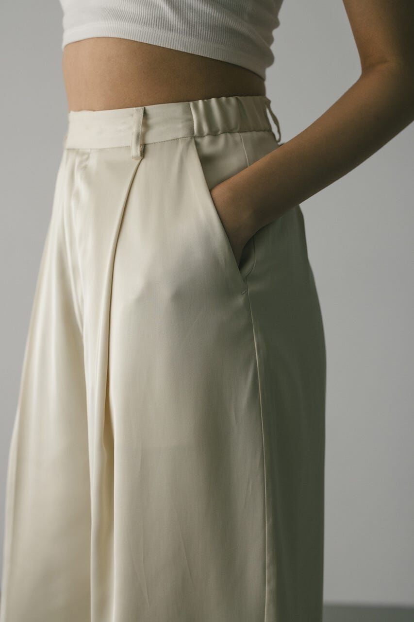 STYLEMIXER「サテンタックフォルムパンツ」|その他|