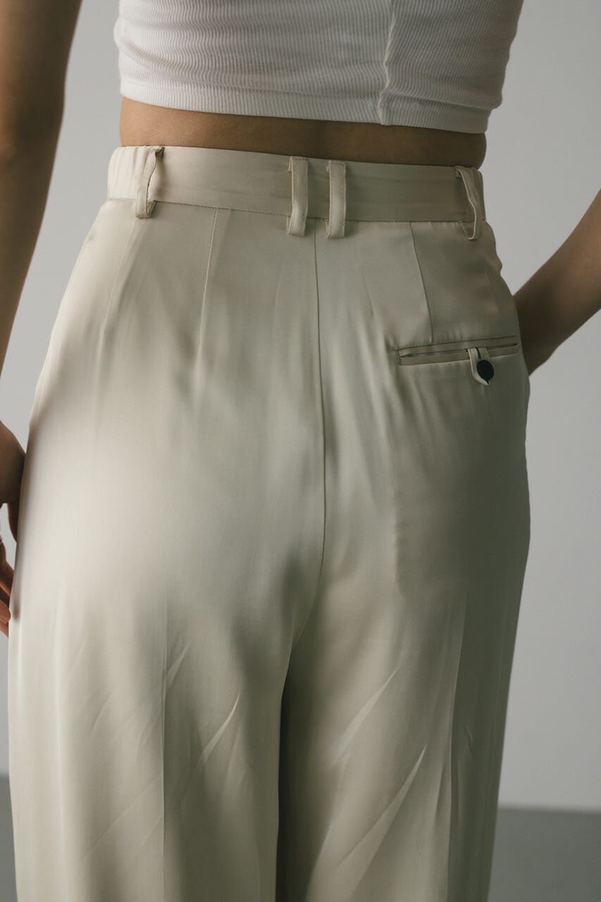 STYLEMIXER「サテンタックフォルムパンツ」|その他|