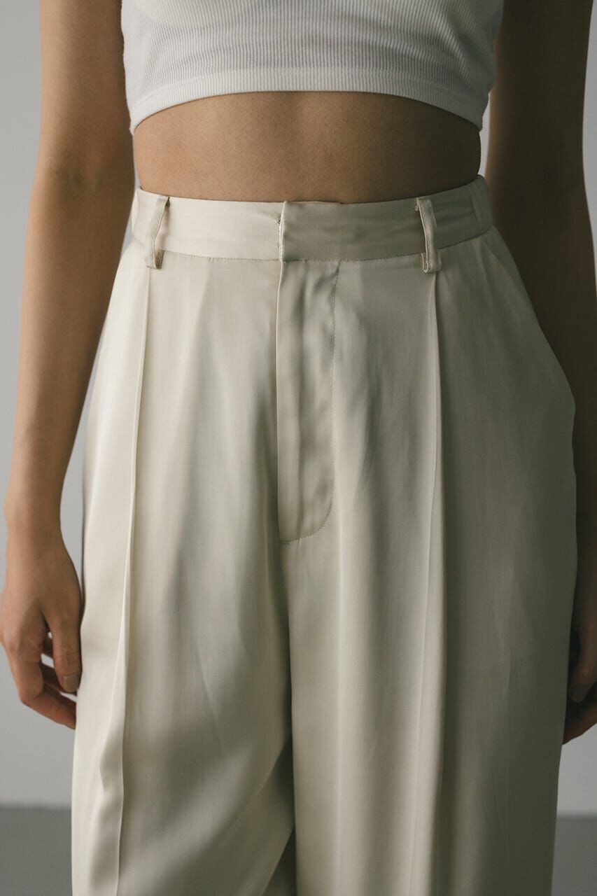 STYLEMIXER「サテンタックフォルムパンツ」|その他|