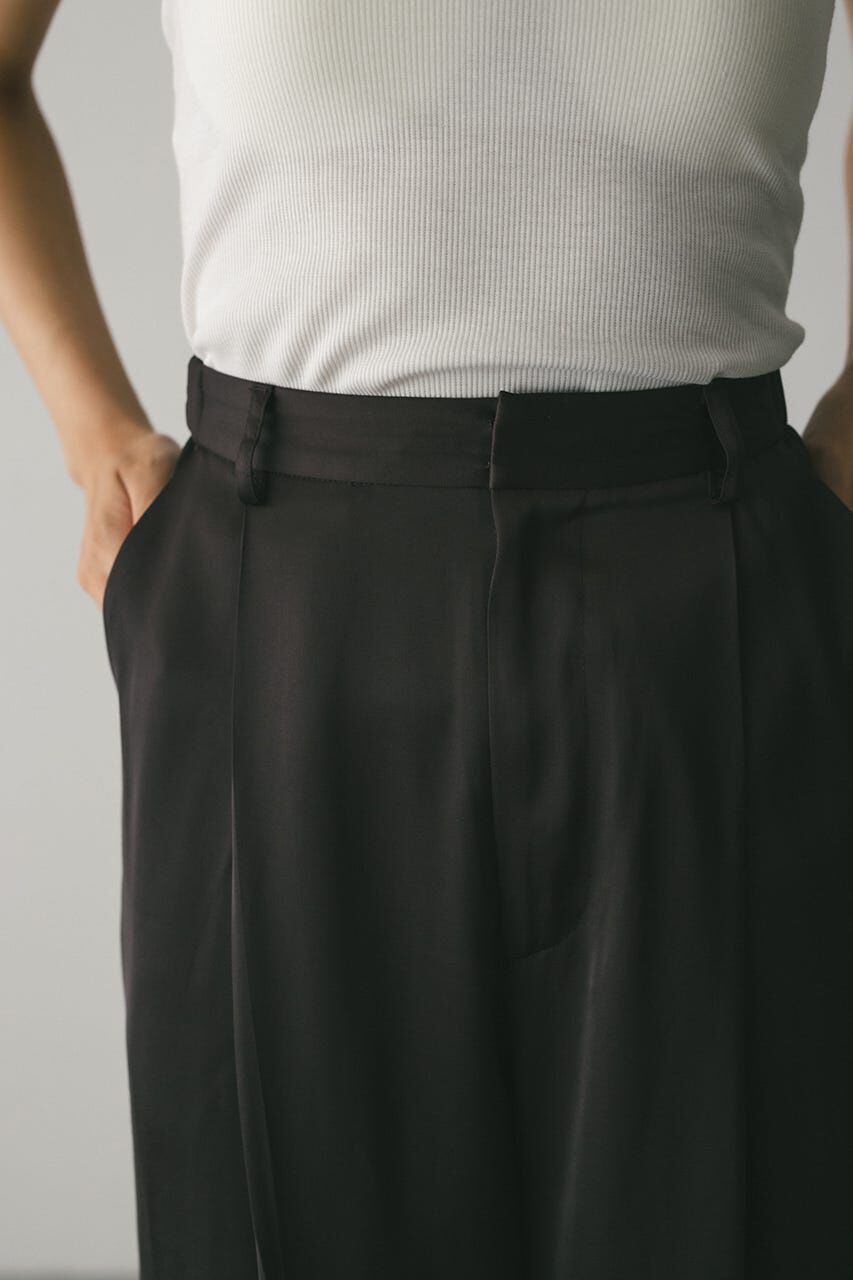 STYLEMIXER「サテンタックフォルムパンツ」|その他|