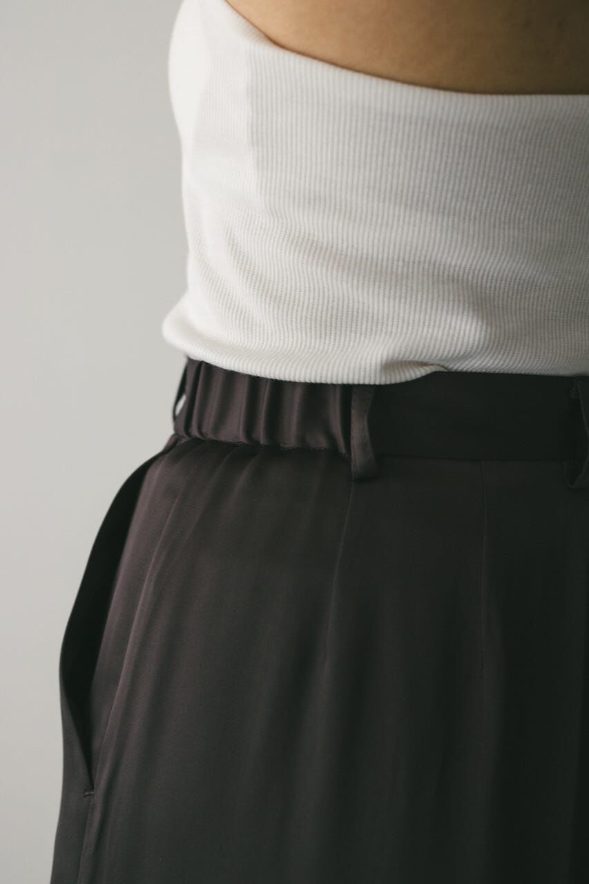 STYLEMIXER「サテンタックフォルムパンツ」|その他|
