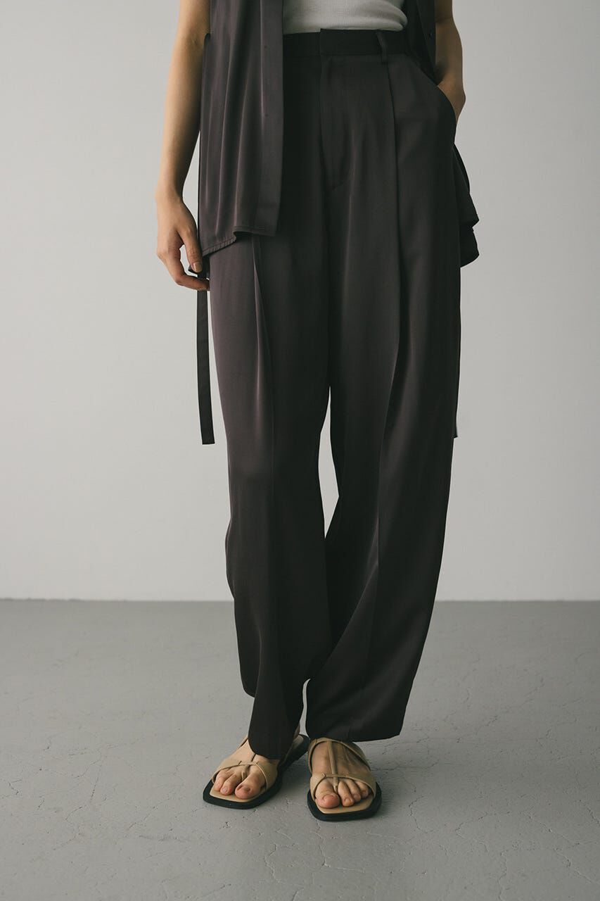 STYLEMIXER「サテンタックフォルムパンツ」|その他|
