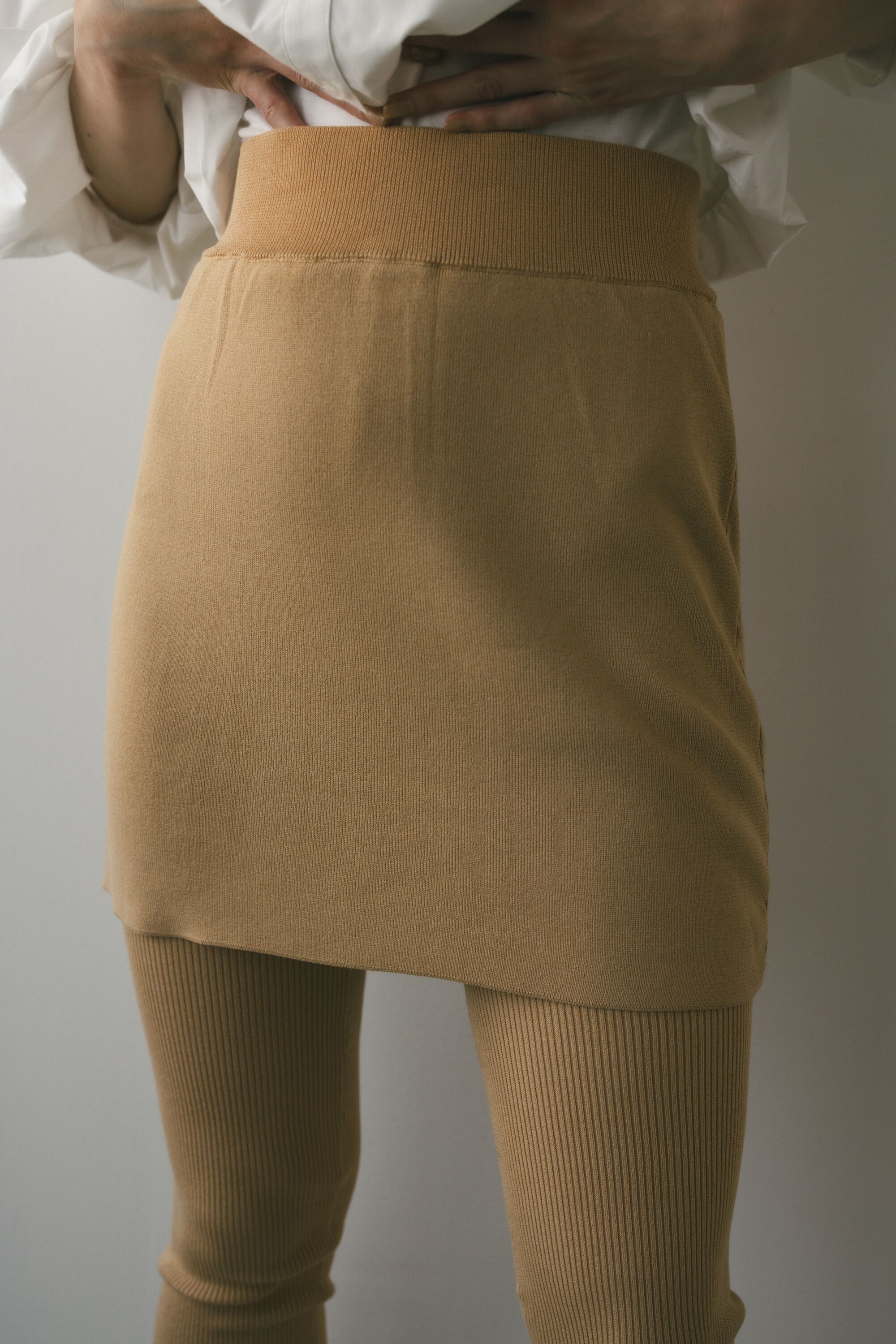 STYLEMIXER「ドライニットミニスカートパンツ」|その他|