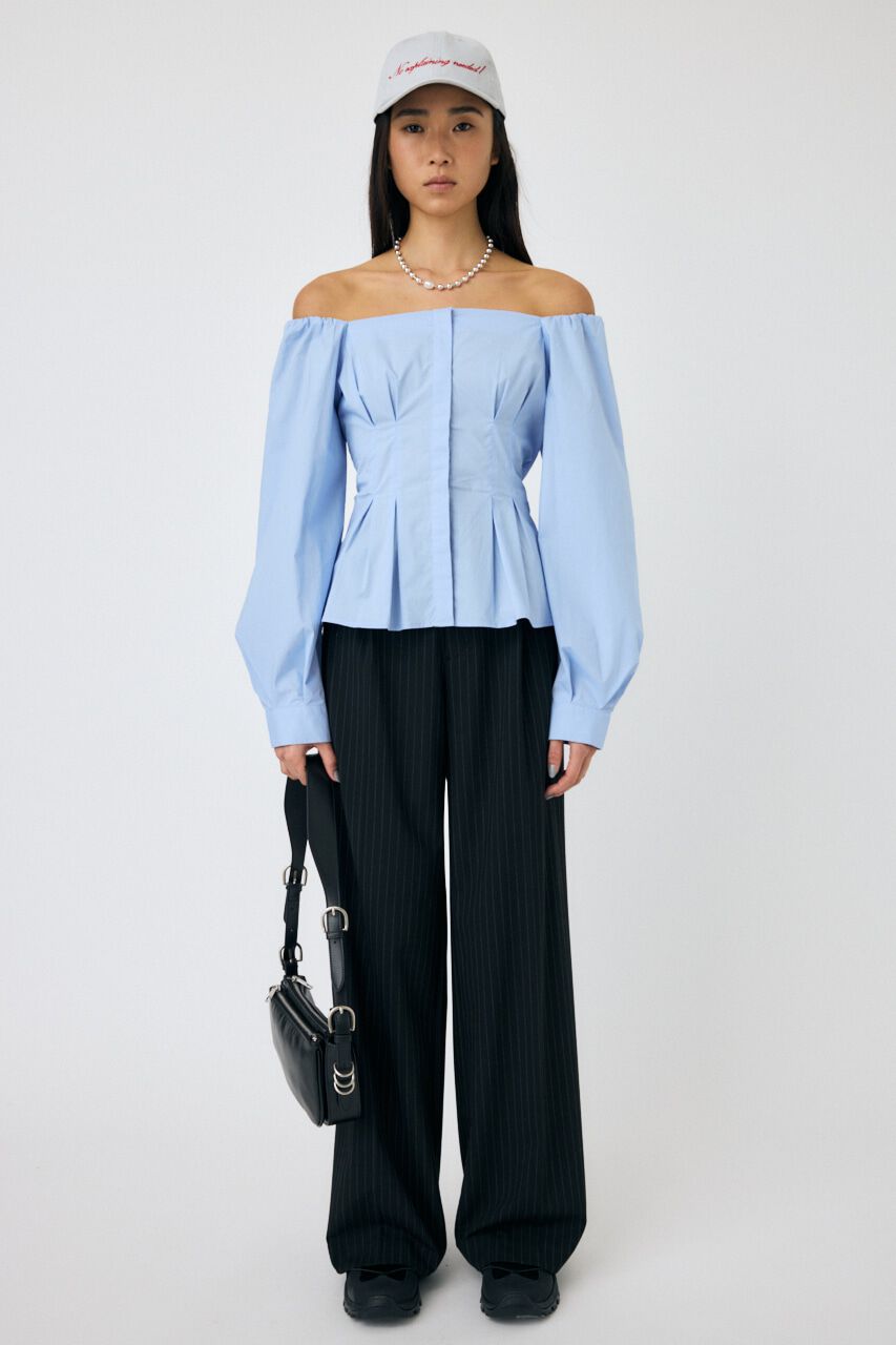 MOUSSY「OFF SHOULDER シャツ」|その他|