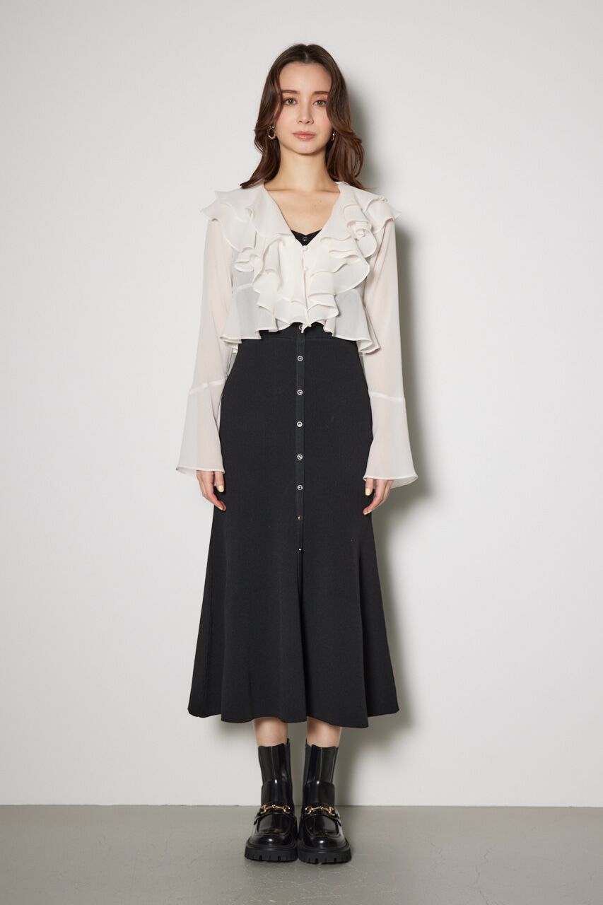 rienda「カーディガンセットニットマーメイドワンピース」|ワンピース|