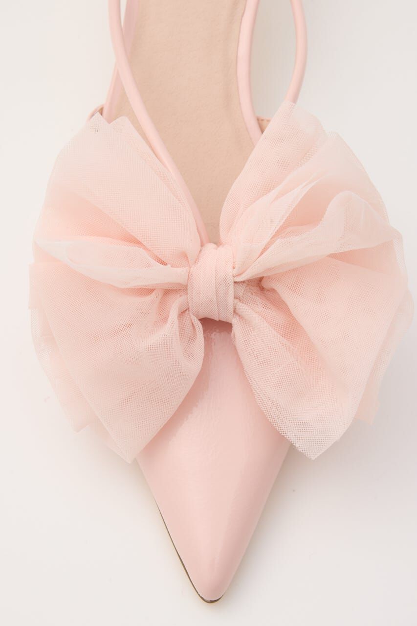 rienda「Bigリボンチュールミュール」|サンダル|