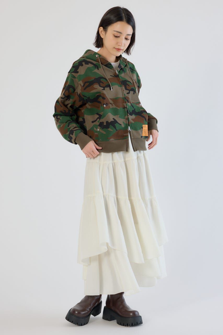 RODEO CROWNS「SHARE PATTERN W ジップパーカー」|パーカー|