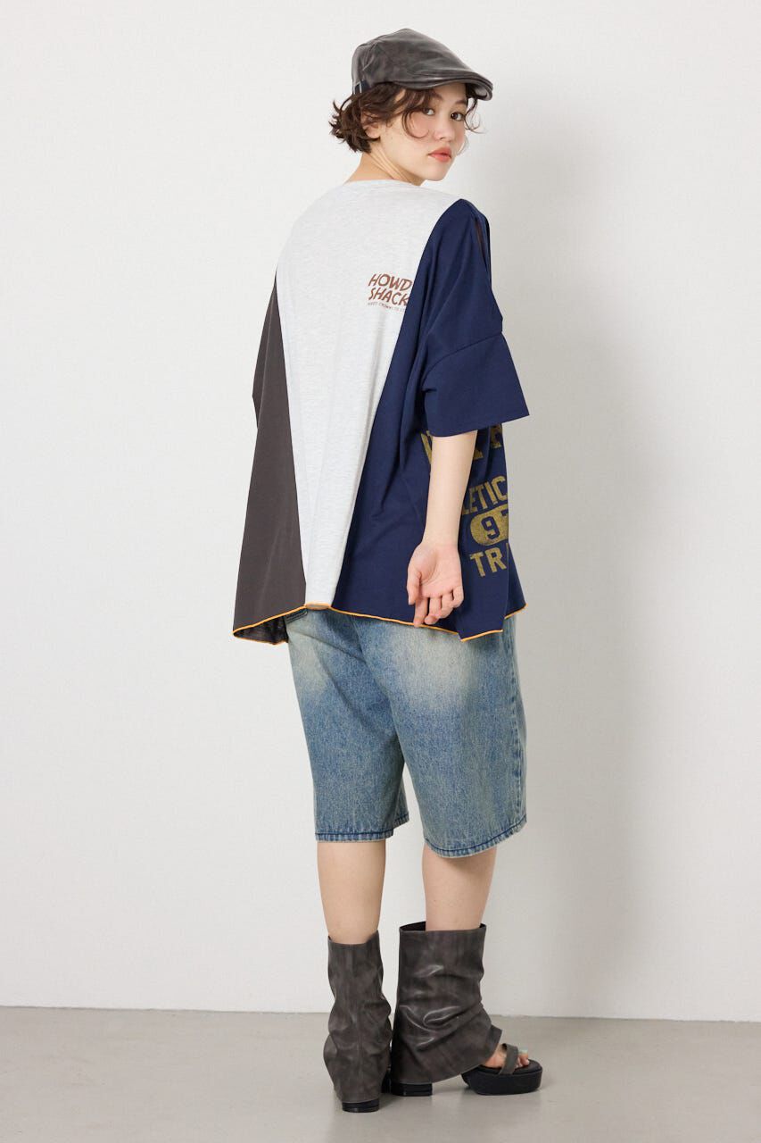 RODEO CROWNS「カスタムオープンショルダーTシャツ」|Tシャツ・カットソー|