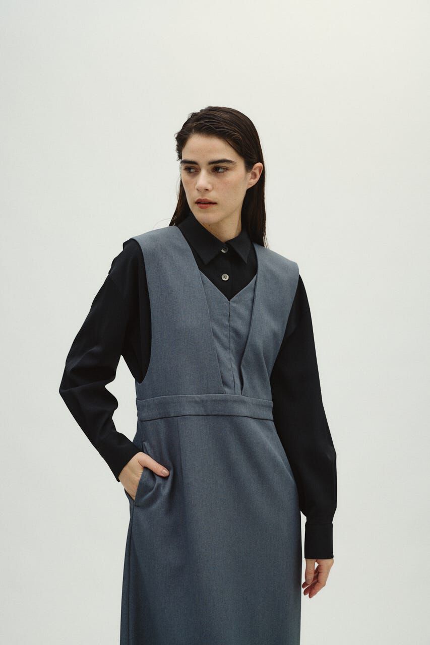 RIM.ARK 「Synthetic leather tie SH」|シャツ・ブラウス|