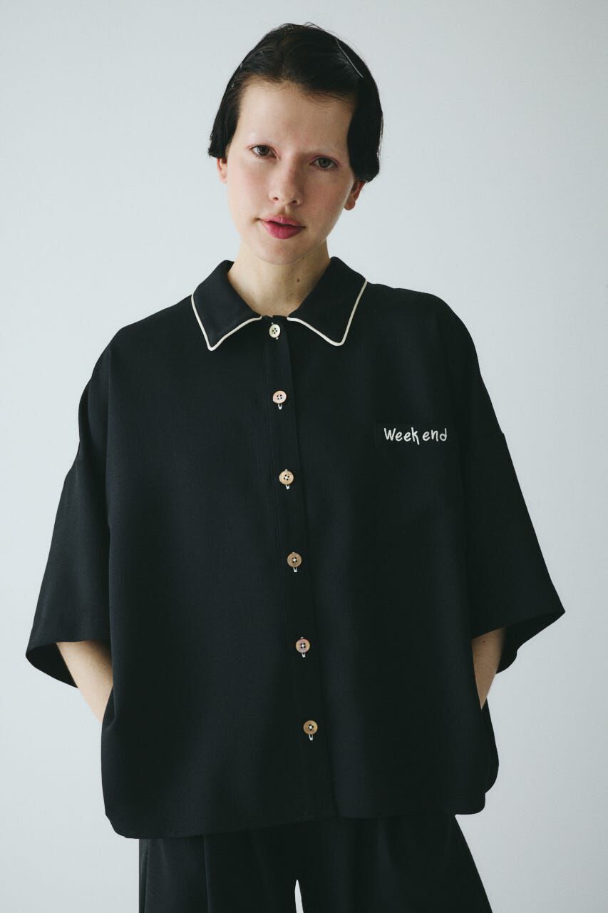 HeRIN.CYE「Week end shirt」|シャツ・ブラウス|BLK