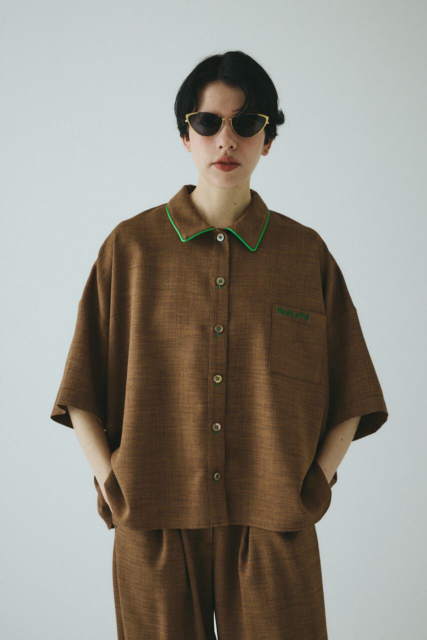 HeRIN.CYE「Week end shirt」|シャツ・ブラウス|BRN