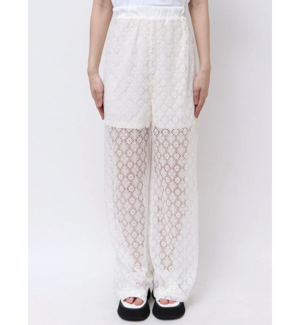 CALNAMUR「LACE LAYERED SKPT/レースレイヤードスカートパンツ」|その他|