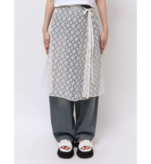 CALNAMUR「LACE LAYERED SKPT/レースレイヤードスカートパンツ」|その他|