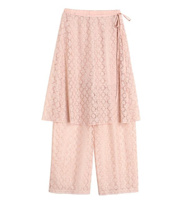 CALNAMUR「LACE LAYERED SKPT/レースレイヤードスカートパンツ」|その他|