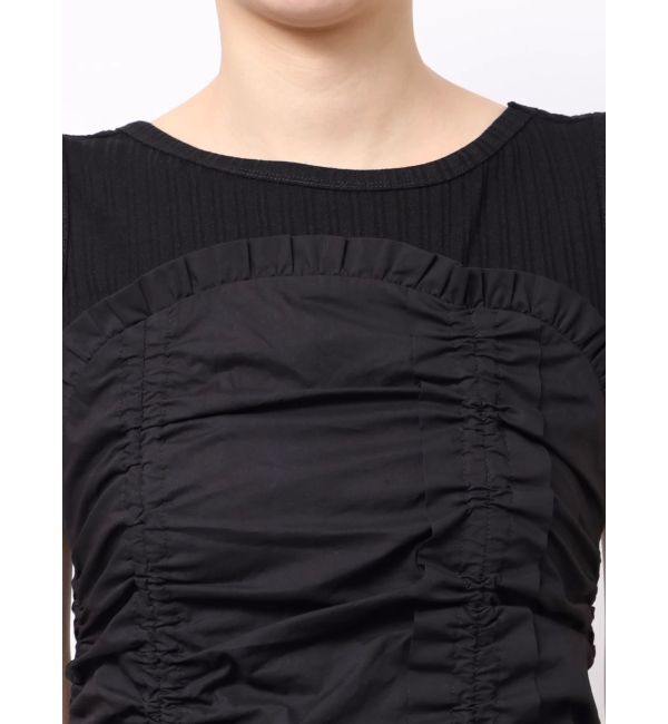 CALNAMUR「フェイクレイヤードビスチェ」|Tシャツ・カットソー|