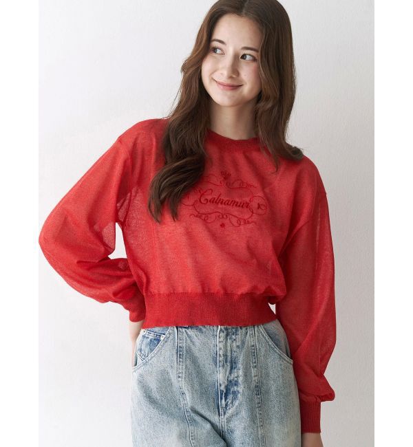 CALNAMUR「ラメシアーニット」|ニット・セーター|