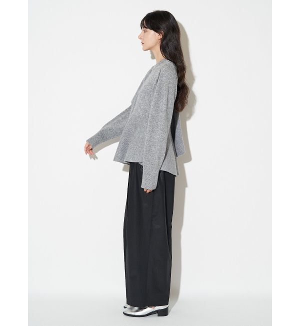 ELENDEEK「SHOULDER FRILL PEPLUM KT」|ニット・セーター|