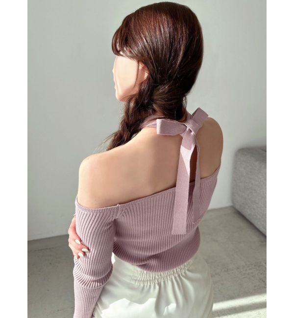 RESEXXY「ホルターネックニットトップス」|ニット・セーター|