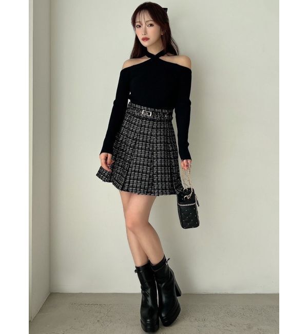 RESEXXY「ホルターネックニットトップス」|ニット・セーター|