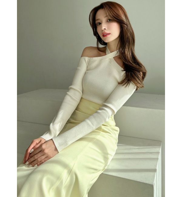 RESEXXY「ホルターネックニットトップス」|ニット・セーター|